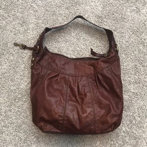 Fossil distressed leather shoulder bag